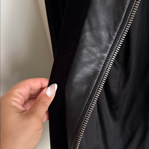 THE KOOPLES Black Biker Collar Kimono Jacket - Picture 8 of 12